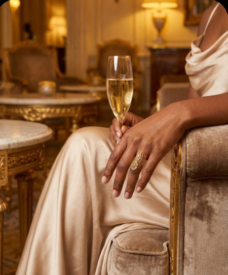 Bague Écorce de Lumière